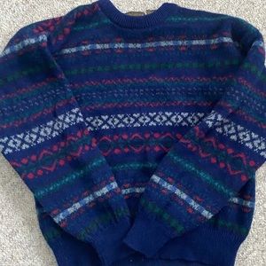 Eddie Brown Wool Grandpa Sweater